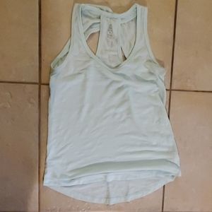Mint green workout tank top